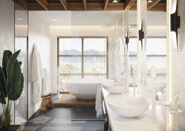 Смеситель для ванны напольный Hansgrohe Metropol 32532700 белый матовый