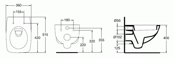 Сиденье с крышкой Ideal Standard Cantica T629901