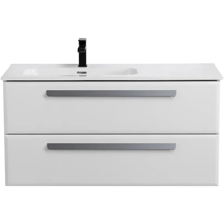 Тумба под раковину Cezares ECO-CER-N-1000-2C-SO-BL-L Bianco Lucido без ручек