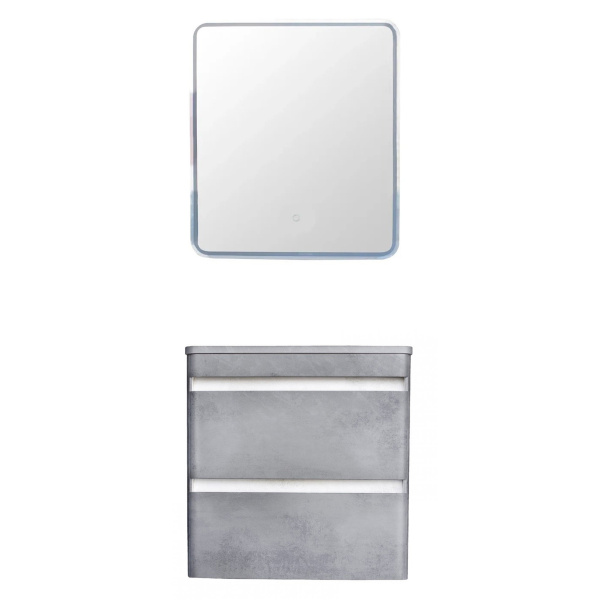 Тумба под раковину подвесная Style Line Атлантика СС-00002283 серый