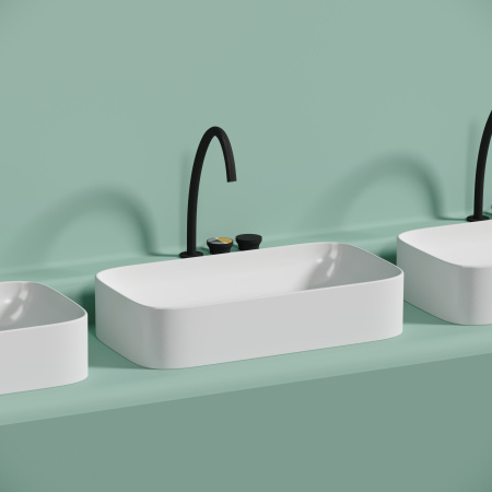 Раковина накладная (70,5х38) Ceramica Nova ELEMENT CN6054MW матовая