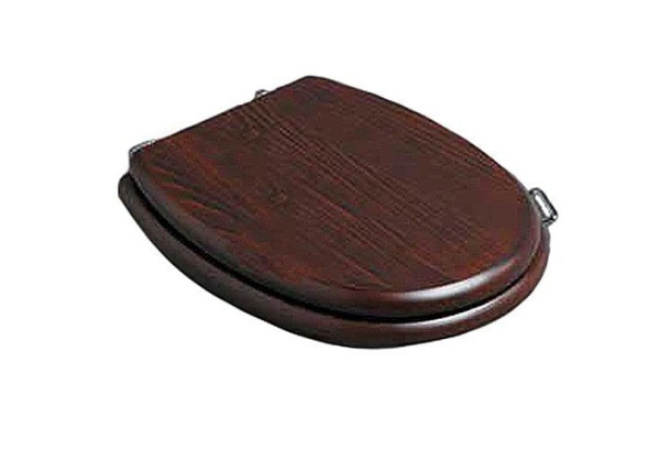 Сиденье для унитаза с ручкой Simas орех LA009