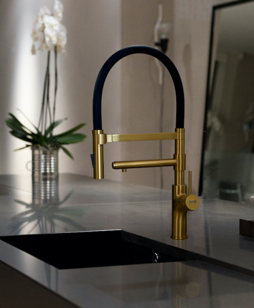 Смеситель для кухни (под фильтр) ZORG SZR-1010 BRONZE MAGNIT