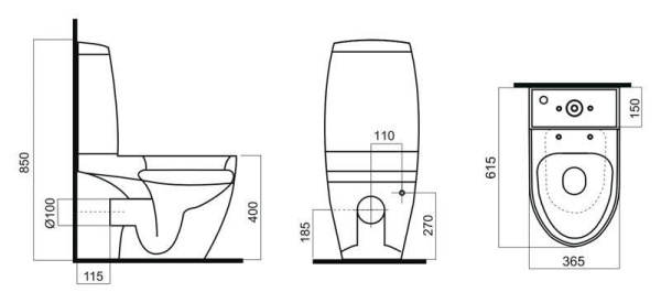 C537851WH Bliss L, сидение для унитаза с микролифтом, шт