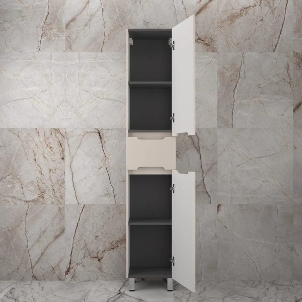 Пенал напольный R Style Line Матис ЛС-00002392 кремовый матовый