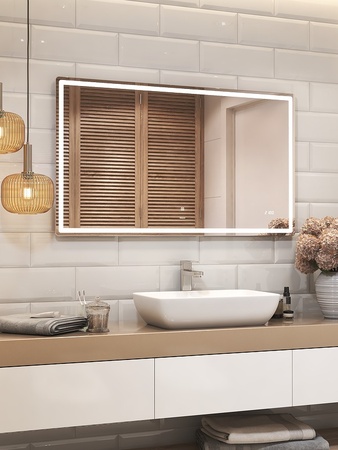 Зеркало с подсветкой (120x70) Vigo Geometry Comfort z.GEO.120.Comfort
