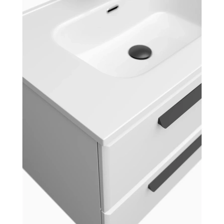 Тумба под раковину Cezares ECO-CER-N-1400-4C-SO-2-BL Bianco Lucido без ручек