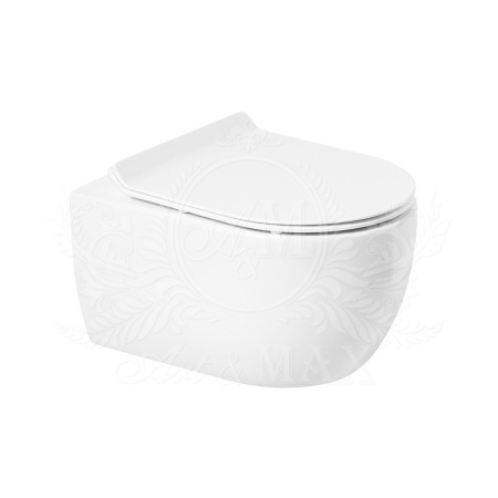 Унитаз подвесной безободковый Art&Max BOLOGNA AM211CHR (без сиденья)