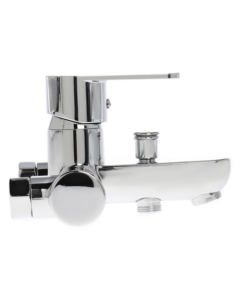 Смеситель для ванны однорычажный полимерный OneLife P05-100cr хром