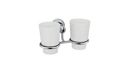 Стакан для зубных щеток FIXSEN Style двойной FX-41107