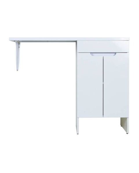 Тумба напольная с правой раковиной 110 см под стиральную машину Orange Sistema STD-110TUW+RAR белый