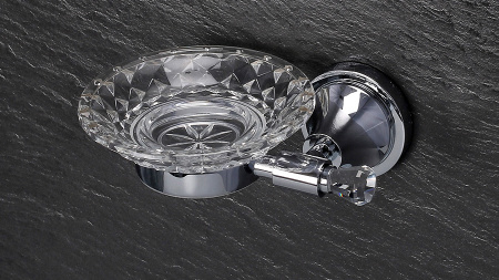 Мыльница стекло Sofita Crystal SF-35008