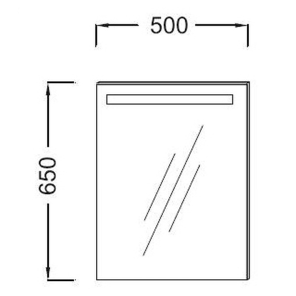 Зеркало Jacob Delafon Parallel 50 EB1410RU-NF
