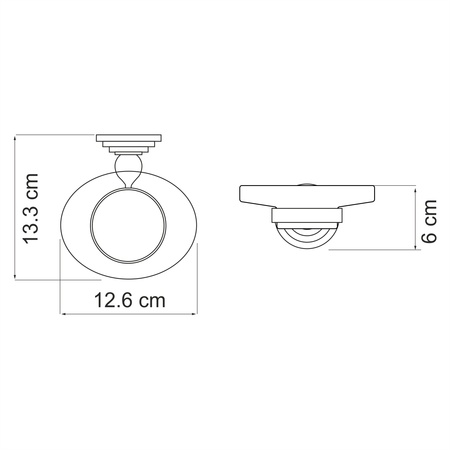 Мыльница  WasserKRAFT Ammer K-7029