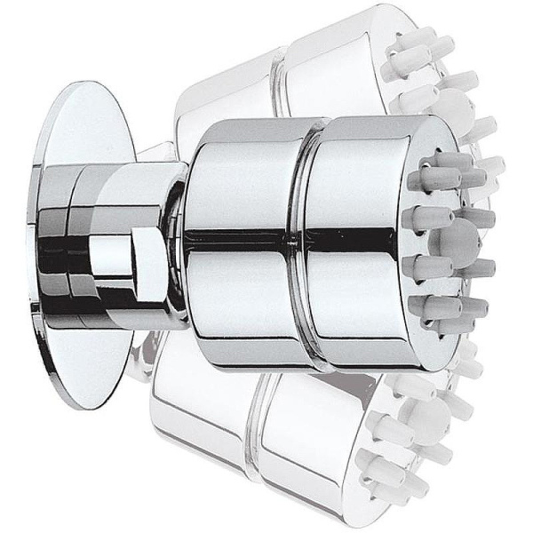 Боковая форсунка Bossini Tondo Gom I00137.030 хром