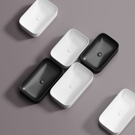 Раковина накладная (70,5х38) Ceramica Nova ELEMENT CN6054MW матовая