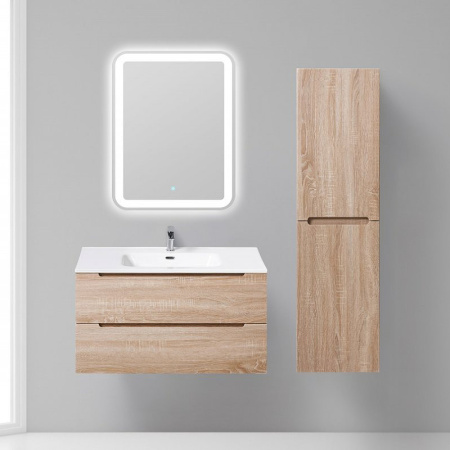 База под раковину подвесная BelBagno ETNA-900-2C-SO-WO-P Rovere Bianco