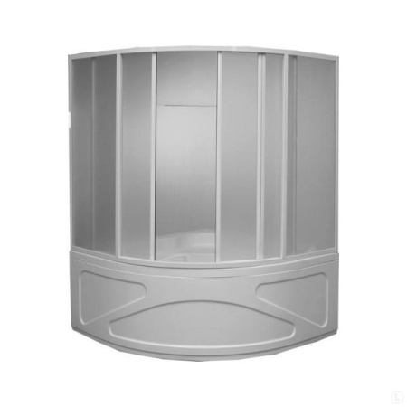 Шторка на ванну BAS  XATIVA (6ств) пластик