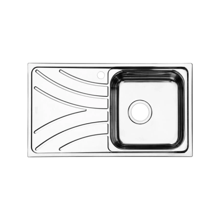Кухонная мойка, нержавеющая сталь iddis Arro ARR78PRi77, сталь 