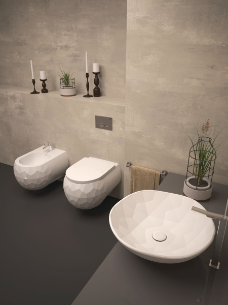 Унитаз подвесной безободковый с функцией биде Bien Pent PNKA052N1VP1W3000