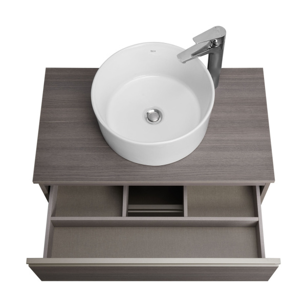 Тумба под раковину Roca Gap 80 городской дуб, 2 ящика, A857399402