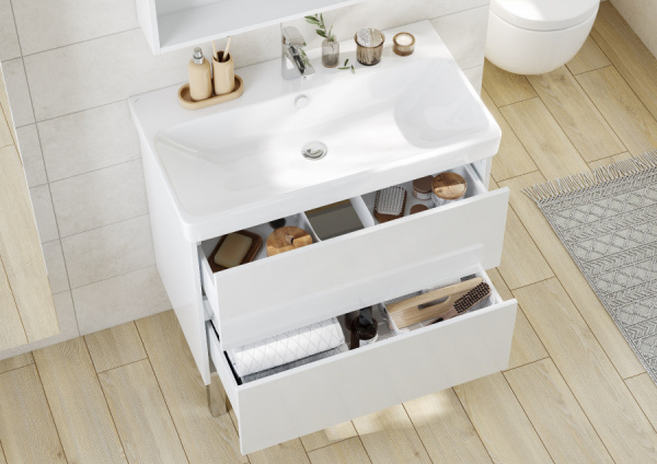 Тумба с раковиной Aquaton Сканди 80 1A2830K0SD010