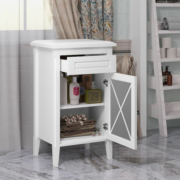 Комод напольный Opadiris Палермо  00-00006898  белый матовый