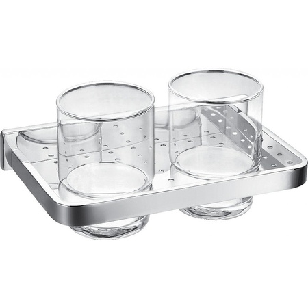 Стакан для зубных щеток двойной CEZARES MAXIMA CZR-F-8920A