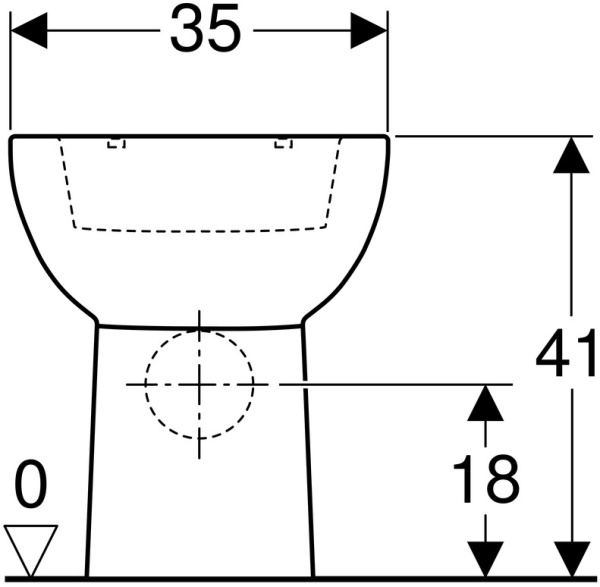 Унитаз приставной Geberit Smyle 500.213.01.1