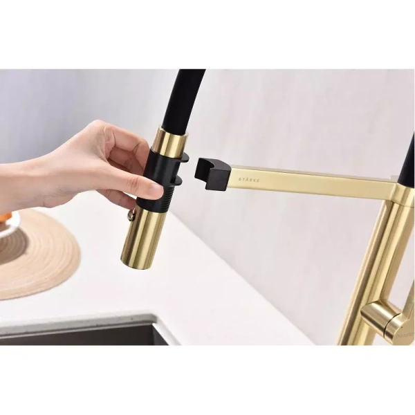 Смеситель для кухни Paulmark Halt Ha214021-SBG