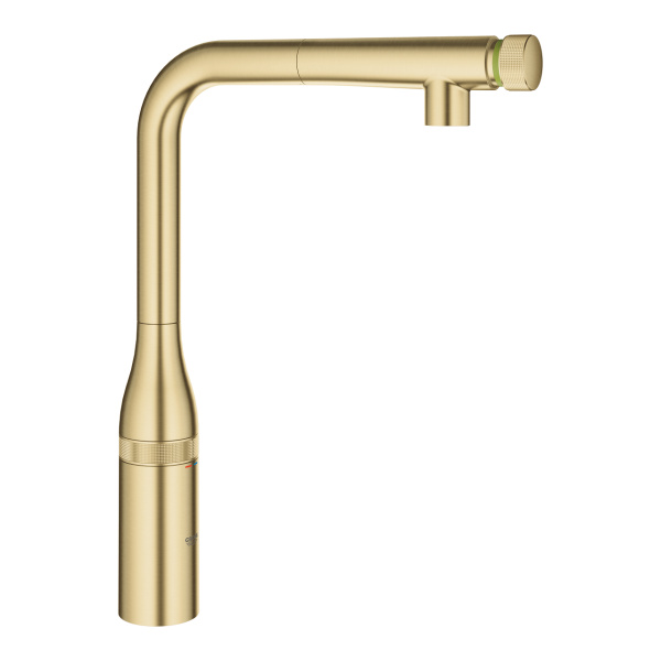 Смеситель для кухни с выдвижным изливом Grohe Essence SmartControl 31615 GN0 (31615GN0) холодный рассвет матовый