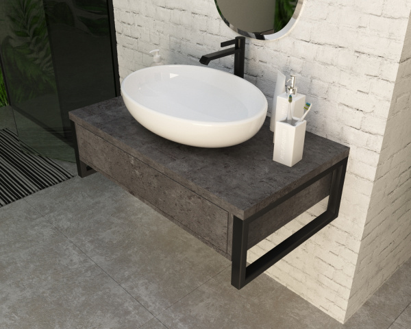 Тумба под раковину 1Marka  Grunge Loft 80П У85848