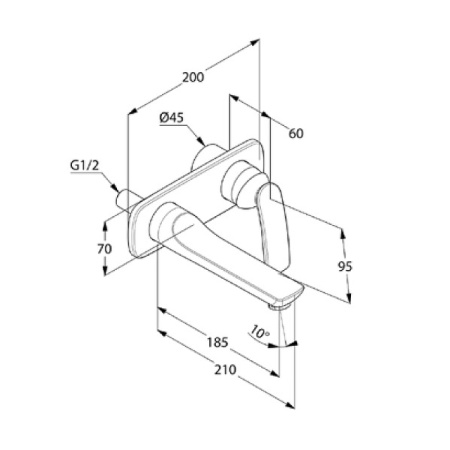 Смеситель для раковины Kludi Balance 522460575