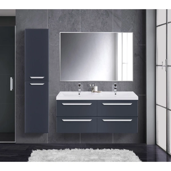 Тумба под раковину Cezares ECO-1200-4C-SO-2-GR-P Grafito без ручек