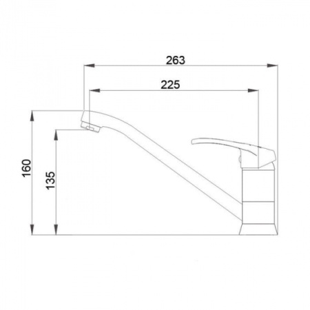 Смеситель для кухонной мойки Raiber Draygott R9603