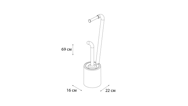 Стойка напольная FIXSEN Wendy  FX-7032-60