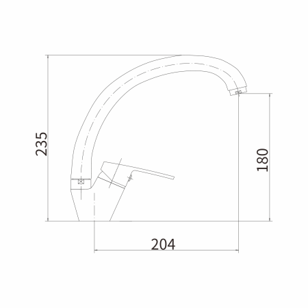 Смеситель для кухни FASHUN A4116