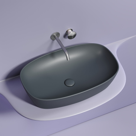 Раковина накладная (60х38) Ceramica Nova ELEMENT CN6049MDH