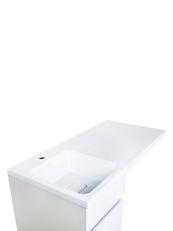 Раковина под стиральную машину (100х48) Orange 100 ST-100RAL левая