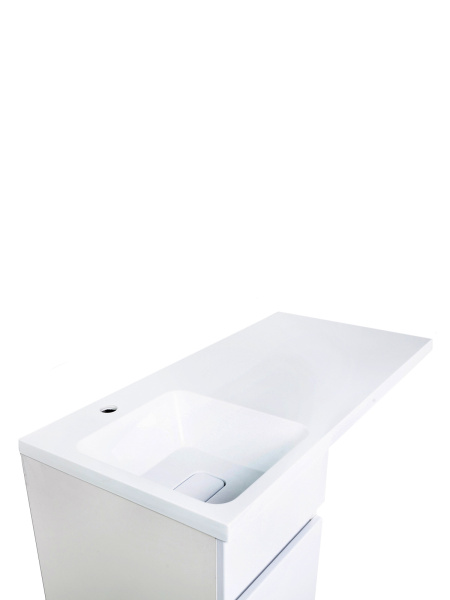 Раковина под стиральную машину (100х48) Orange 100 ST-100RAL левая