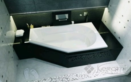 Ванна акриловая RIHO Yukon (160x90) левосторонняя B009001005