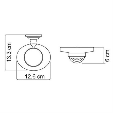 Мыльница  WasserKRAFT Ammer K-7029