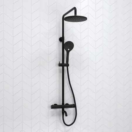 Душевая система WasserKRAFT A288.077.078.BM Thermo