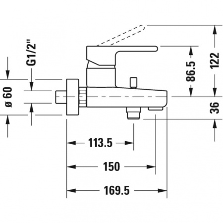 Смеситель Duravit B25230000010
