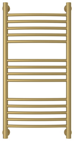 Полотенцесушитель Водяной Выгнутая Сунержа Богема + (80х40) Матовое Золото 032-0221-8040