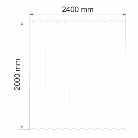Штора для ванной WasserKRAFT Oder SC-30503