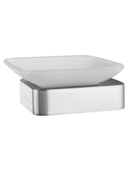 Мыльница с держателем WONZON & WOGHAND LOTTE, хром WW-8322