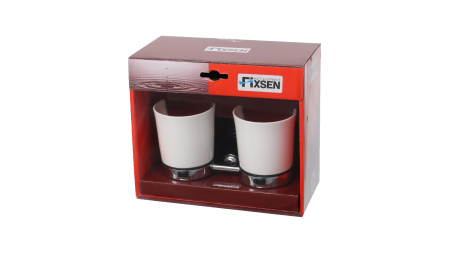 Стакан для зубных щеток FIXSEN Best двойной FX-71607