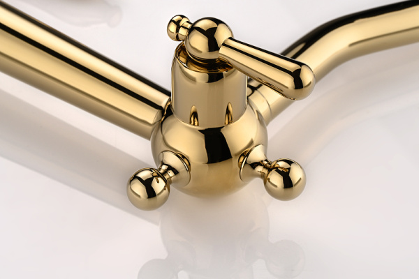 Смеситель для кухни с подключением к фильтру  Paulmark  Retro Re213226-G