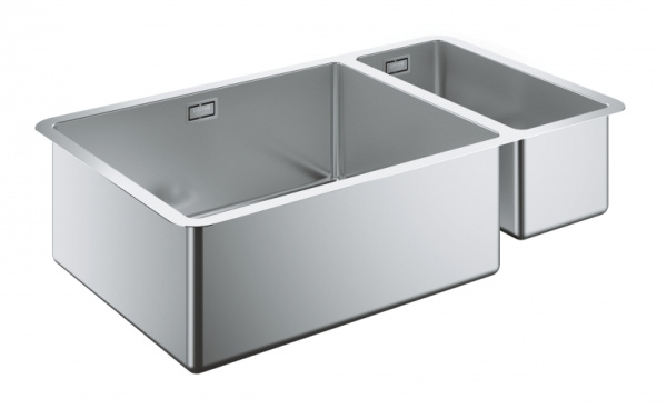 Кухонная мойка из нержавеющей стали, основная чаша слева, монтаж под столешницу, Grohe K700U 31575 SD0 (31575SD0)